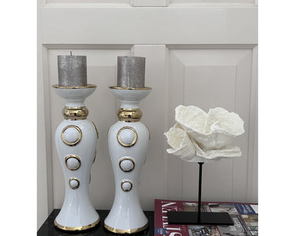 Set van 2 stuks cirkelkaarshouder Maat: H:34cm B:11cm