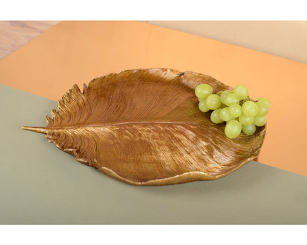Decoratieve beker gouden plaat 38x29.5x4cm
