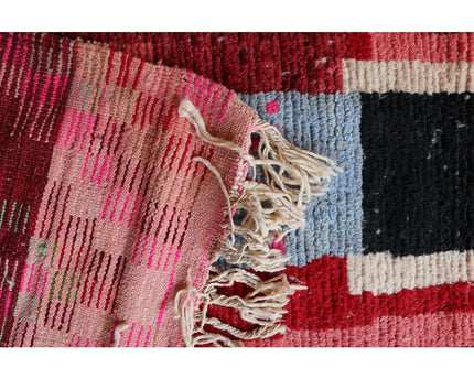Zuiver wollen Marokkaans Berber halkleed 75 x 402 cm