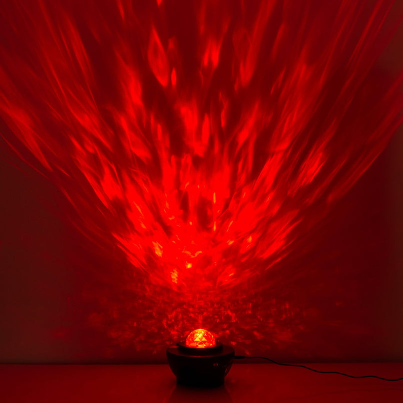 Atmosferische Galaxy LED -projector, decoratieve verlichting gemaakt van plastic, kleurrijke, geïntegreerde LED, voor binnen