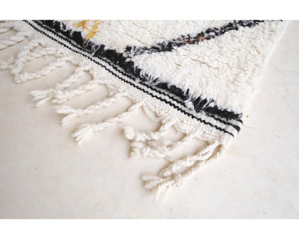 Zuiver wollen Marokkaans Berber-tapijt 140 x 253 cm