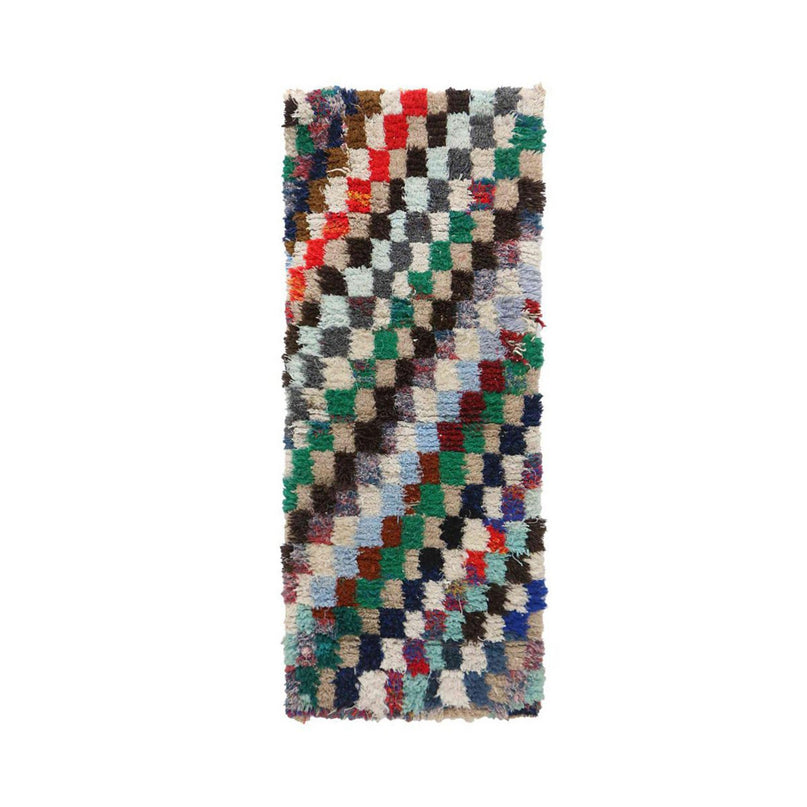 Marokkaans Berberkatoenen vloerkleed 73 x 172 cm