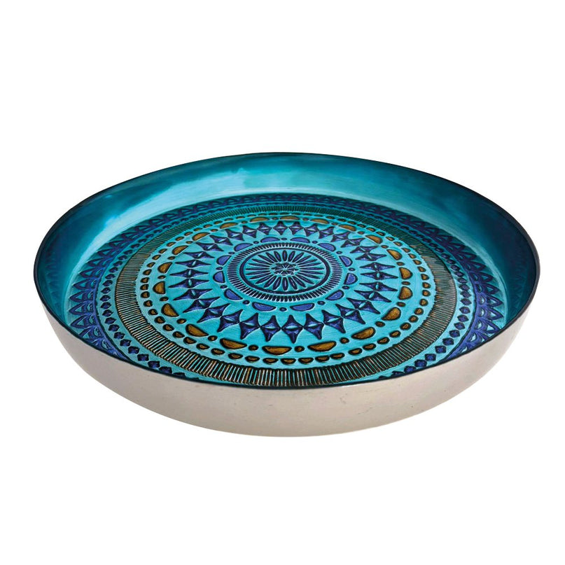 Plateau Bleu Coachella 34.5x34.5x4.5cm