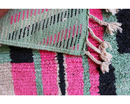 Zuiver wollen Marokkaans Berber halkleed 71 x 346 cm