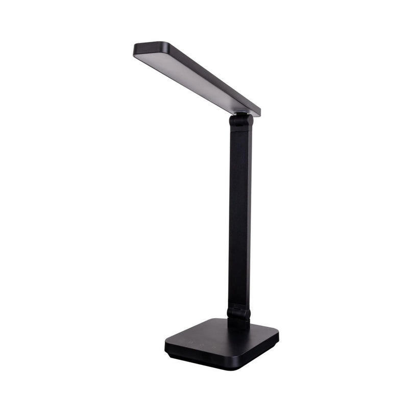 LED -tafellamp "Mover" zwart, metaal en plastic, 38 cm hoog, opladen, dimpelbaar, CCT -kleurwisselaar