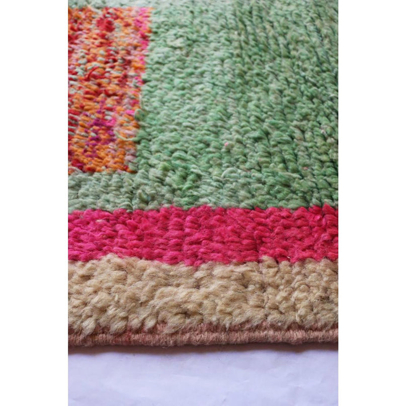 Zuiver wollen Marokkaans Berber halkleed 71 x 351 cm