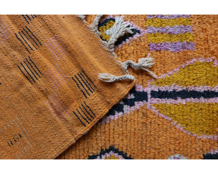Zuiver wollen Marokkaans Berber halkleed 77 x 375 cm