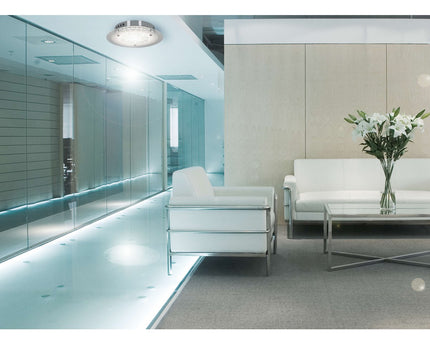 LED plafondlamp "Chur" met kristaleffect