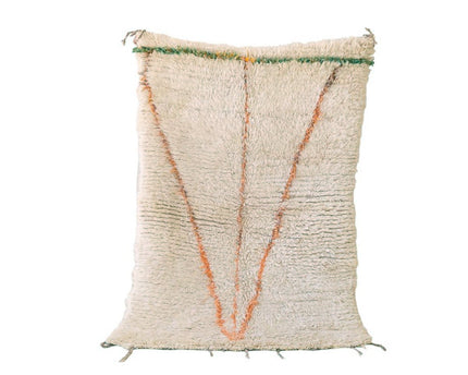 Zuiver wollen Marokkaans Berber-tapijt 133 x 182 cm