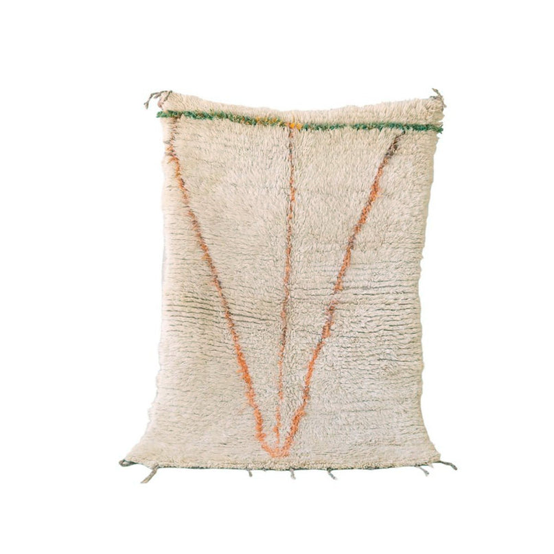Zuiver wollen Marokkaans Berber-tapijt 133 x 182 cm