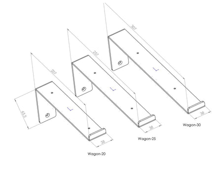 Gorillz Wagon 30 - 2 stuks - Wit