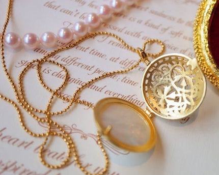 MOP Ronde Sachet-Openbare Medaillonketting