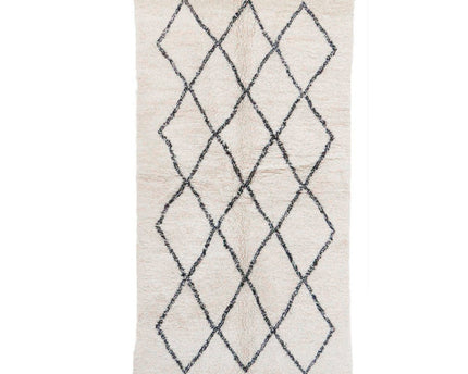 Zuiver wollen Marokkaans Berber-tapijt 133 x 250 cm