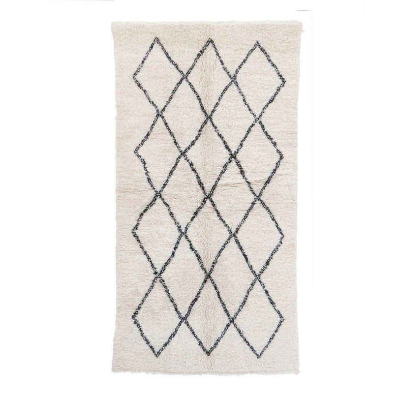 Zuiver wollen Marokkaans Berber-tapijt 133 x 250 cm
