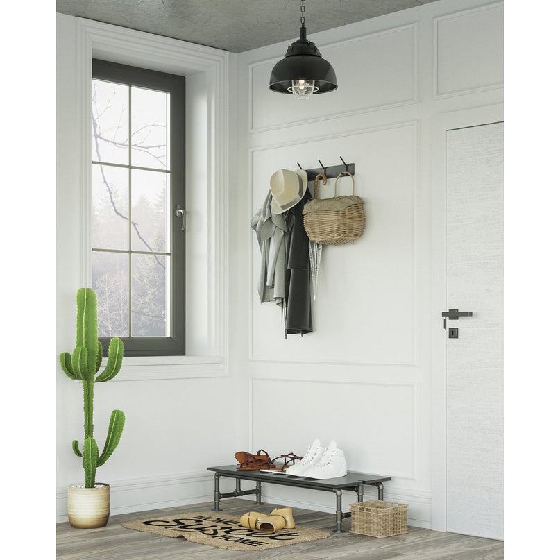 Gorillz Mystiek Three - Industriële - Wandkapstok - Muur Kapstok - Zwart