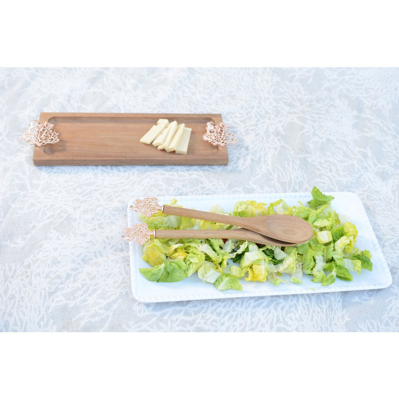 Rechthoekig wit melamine -lade -touw 43,5x21x2.5cm