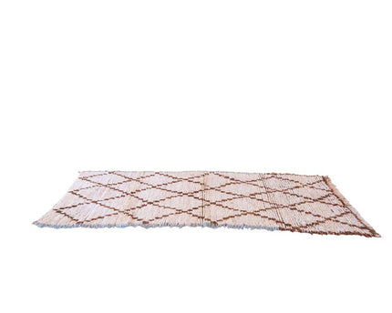 Zuiver wollen Marokkaans Berber-tapijt 98 x 278 cm
