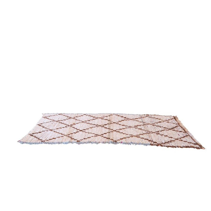 Zuiver wollen Marokkaans Berber-tapijt 98 x 278 cm