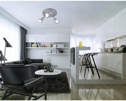 3er LED Wand- en Deckenspot "Motril"