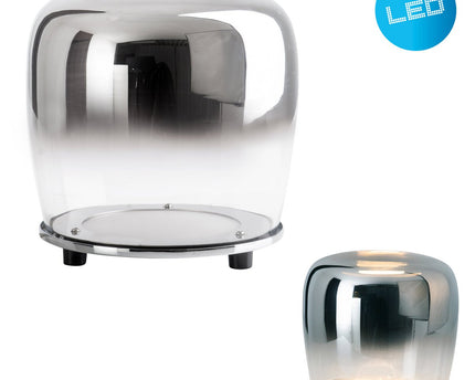 LED -tafellamp "Smoky" D: 18 cm