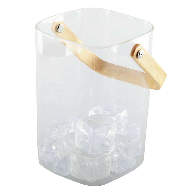 IJsemmer met houten handgreep 11,5x11x15.5 cm