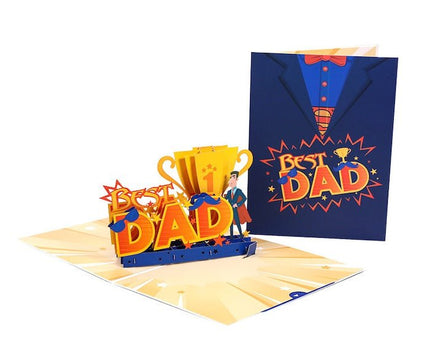 3D-kaart voor papa-vaders dagkaart