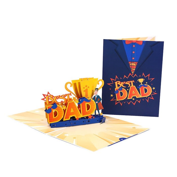 3D-kaart voor papa-vaders dagkaart