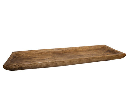 Decoratief houten dienblad 80x28x4,5 cm