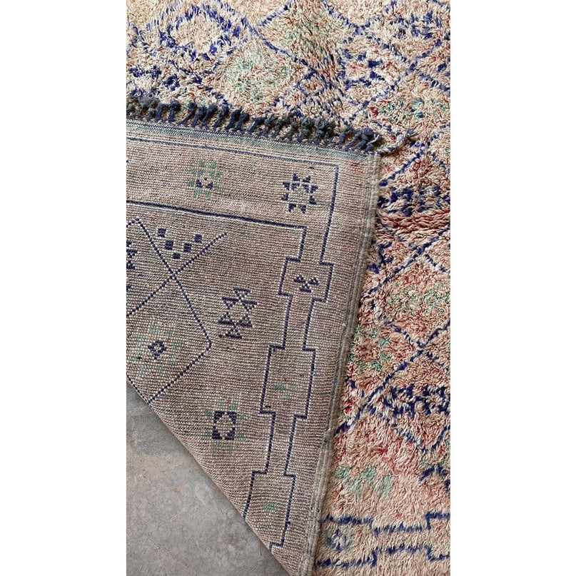 Zuiver wollen Marokkaans Berber-tapijt 180 x 363 cm