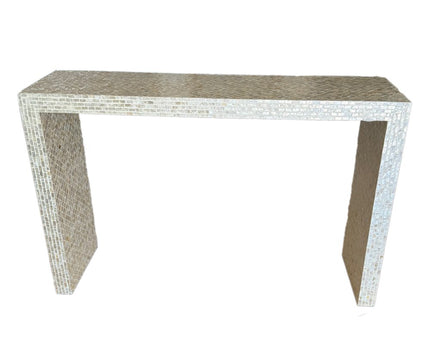 Parelwitte console 116x30x77cm