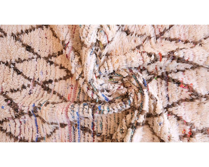 Zuiver wollen Marokkaans Berber-tapijt 103 x 230 cm