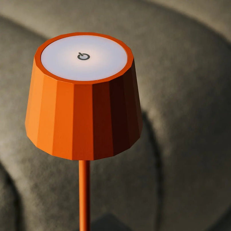 Wouter oranje bloesem oplaadbare tafellamp-draadloos opladen, dimable, 120 uur batterijduur