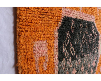 Zuiver wollen Marokkaans Berber halkleed 77 x 375 cm