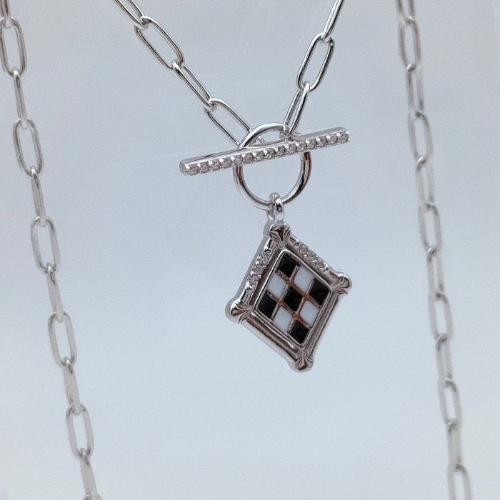 Moderne galerij - Vintage stijl geruite ketting