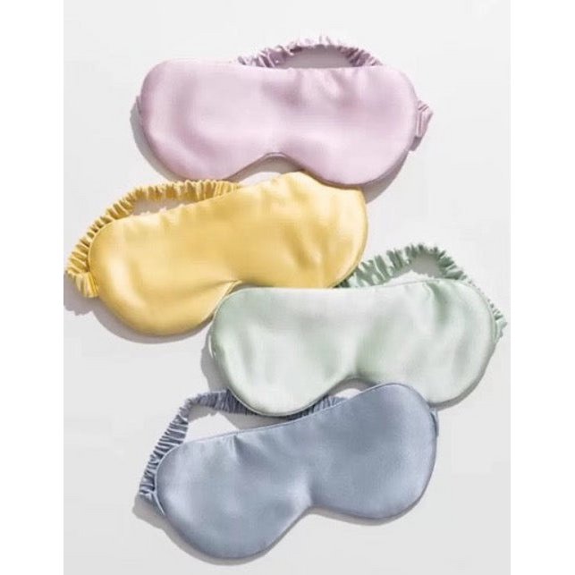 100% zijde ontspanningsslaapmasker-22 mm-effen kleuren-oversize