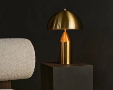 Otto Gold Dressoir Lamp – Stijlvolle metalen tafellamp voor elke kamer