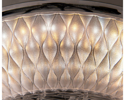 LED -plafondlicht "Viento" met ventilator, gemaakt van metaal en plastic, met geïntegreerde LED's, verlichting voor woonkamers of kantoor