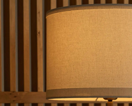 Charlotte Marmeren Lamp met Katoenen Kap – Elegante verlichting voor uw huis