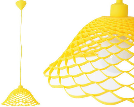 Siliconen hanglamp "cera" in geel