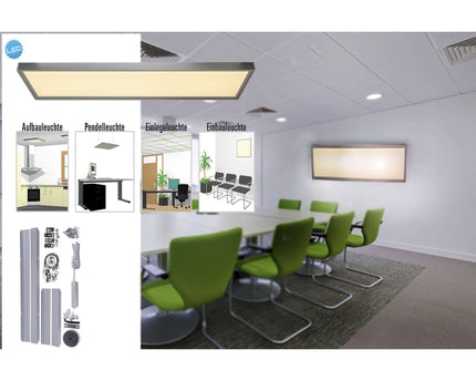 LED paneel voor inbouw/opbouw "Diversiteit"
