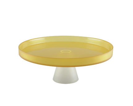 28 cm wit -ON -White Cake Dish -citroen