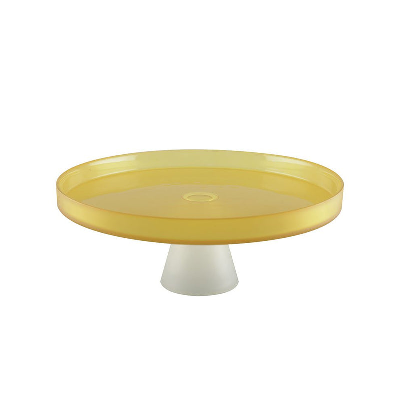 28 cm wit -ON -White Cake Dish -citroen