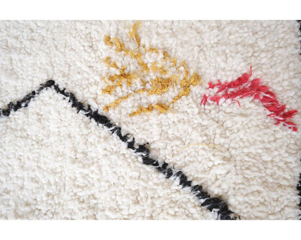 Zuiver wollen Marokkaans Berber-tapijt 140 x 253 cm