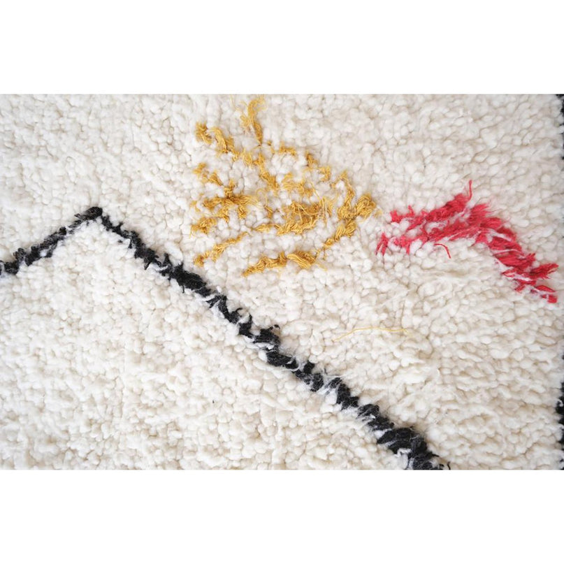 Zuiver wollen Marokkaans Berber-tapijt 140 x 253 cm