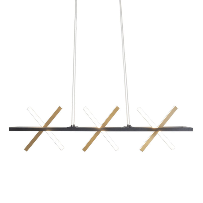 LED hanglamp "Cadice" l: 100cm goud