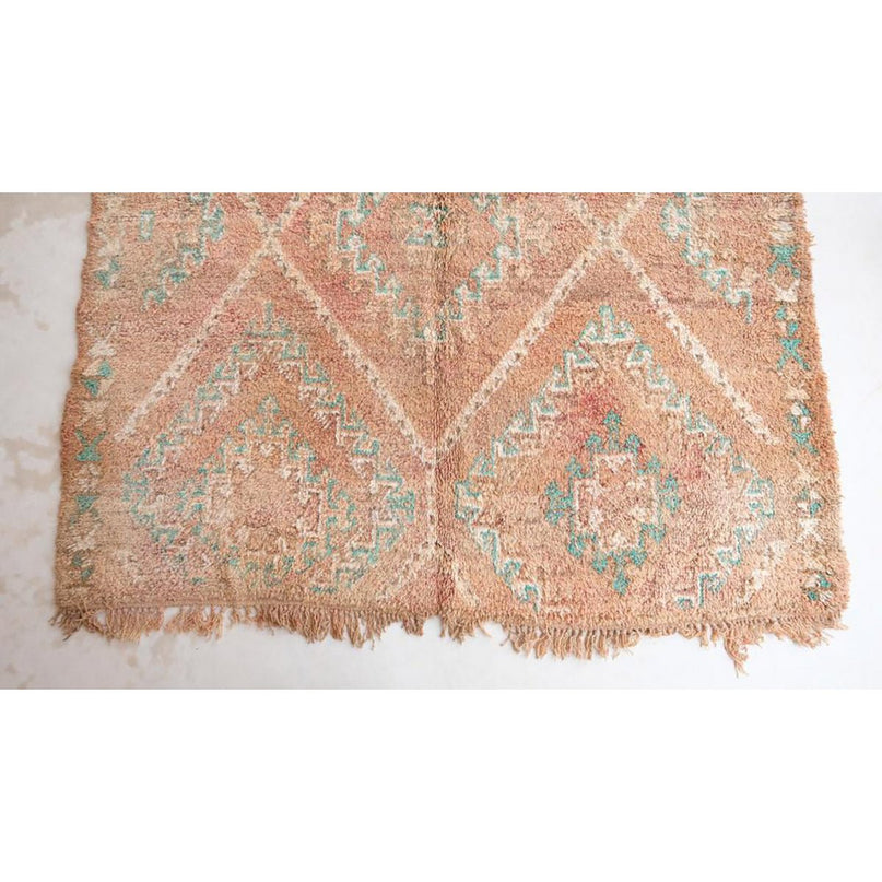 Zuiver wollen Marokkaans Berber-tapijt 174 x 338 cm