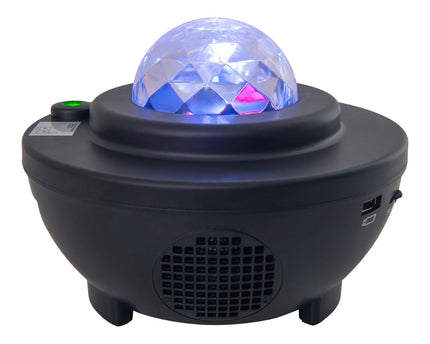 Atmosferische Galaxy LED -projector, decoratieve verlichting gemaakt van plastic, kleurrijke, geïntegreerde LED, voor binnen