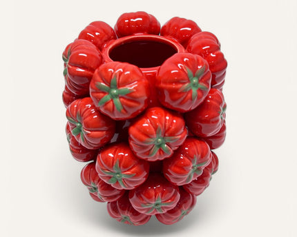 Handgemaakte tomatenvaas