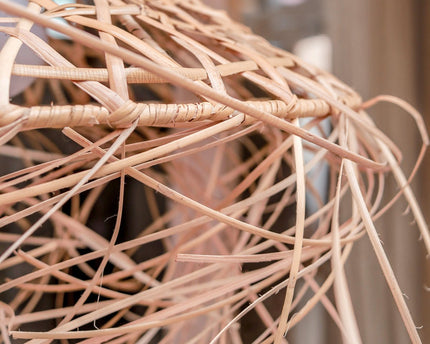 Bamboe Lampenkap met Kwastjes | Natuurlijke lampenkap | Hanglamp GILI
