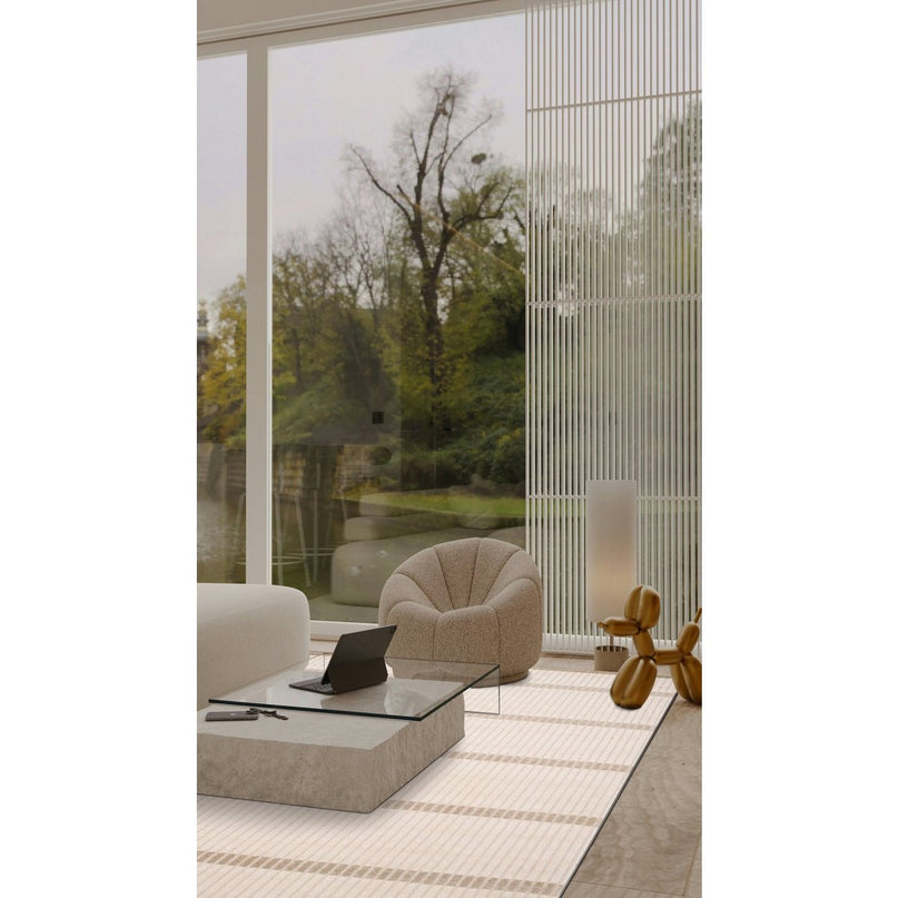 Zachte en comfortabele en grafisch tapijt linea